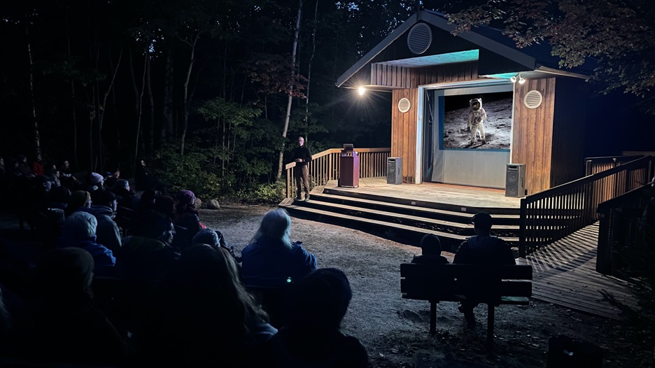 view of presentation at amphitheatre