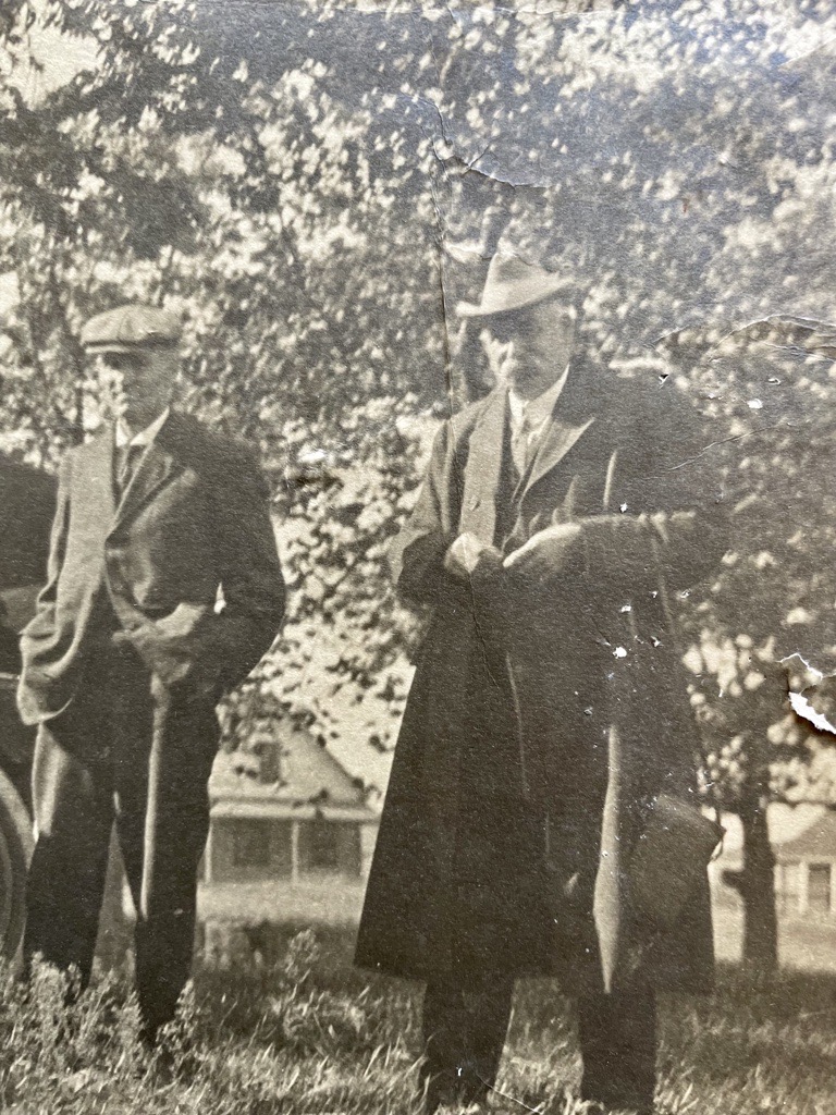 vintage photo of two men