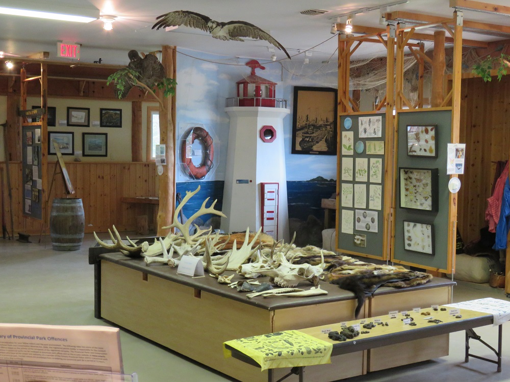 interior of visitors centre