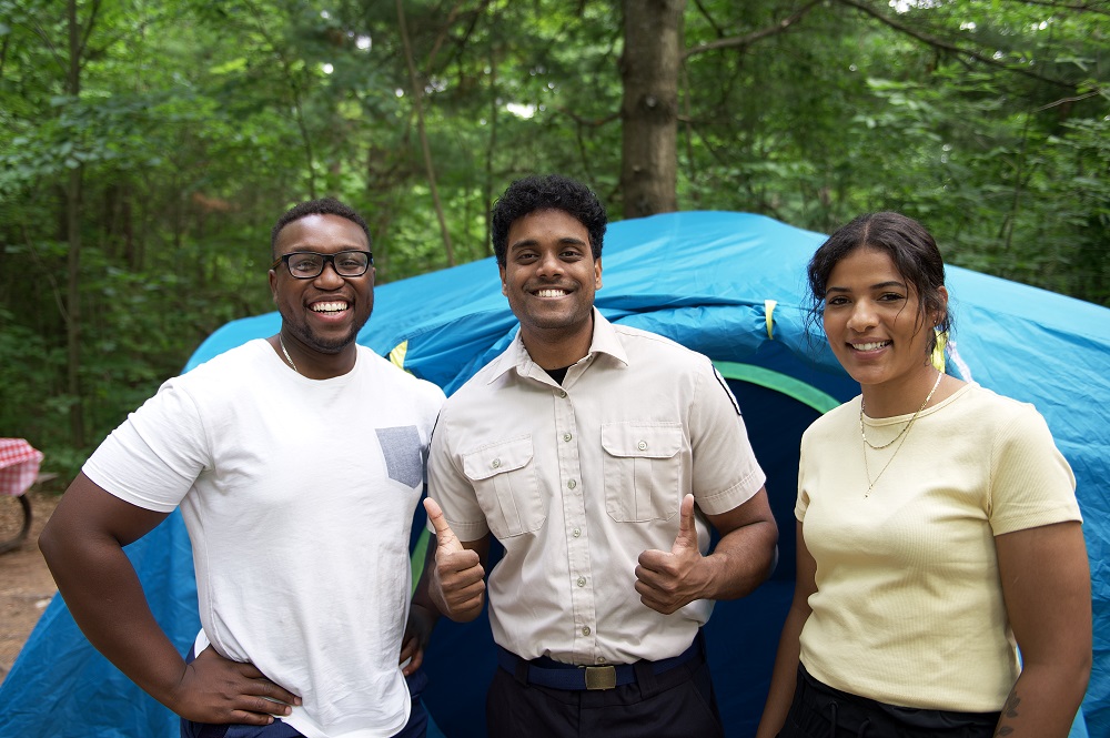 Park ambassador with program participants