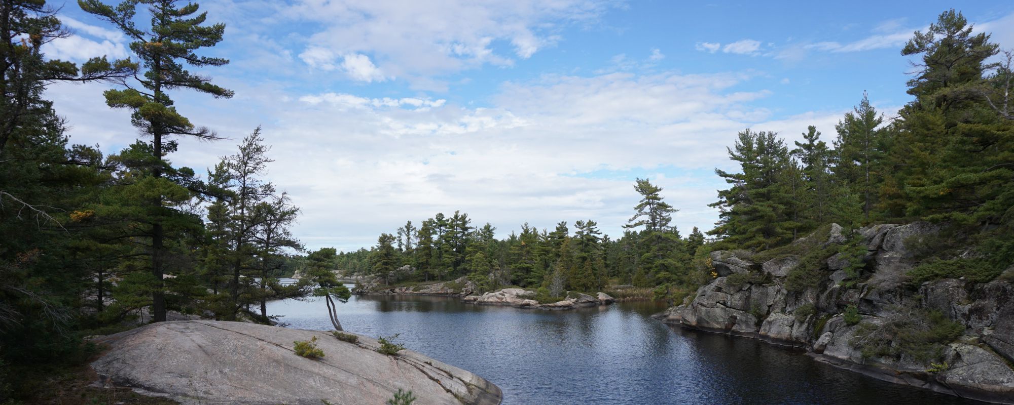 lake and rocky shore