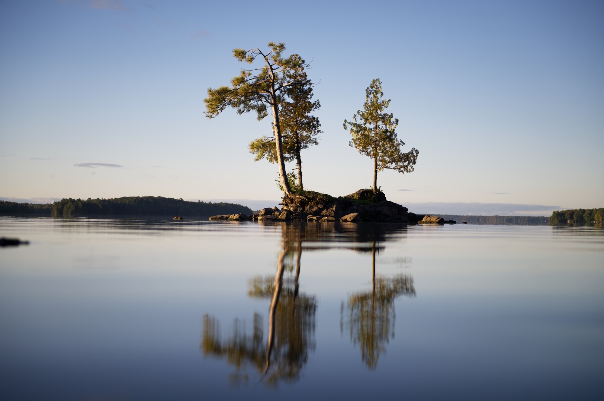 view of point on lake