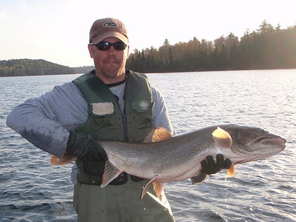 man holding fish