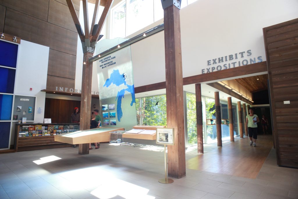 interior of Visitor Centre
