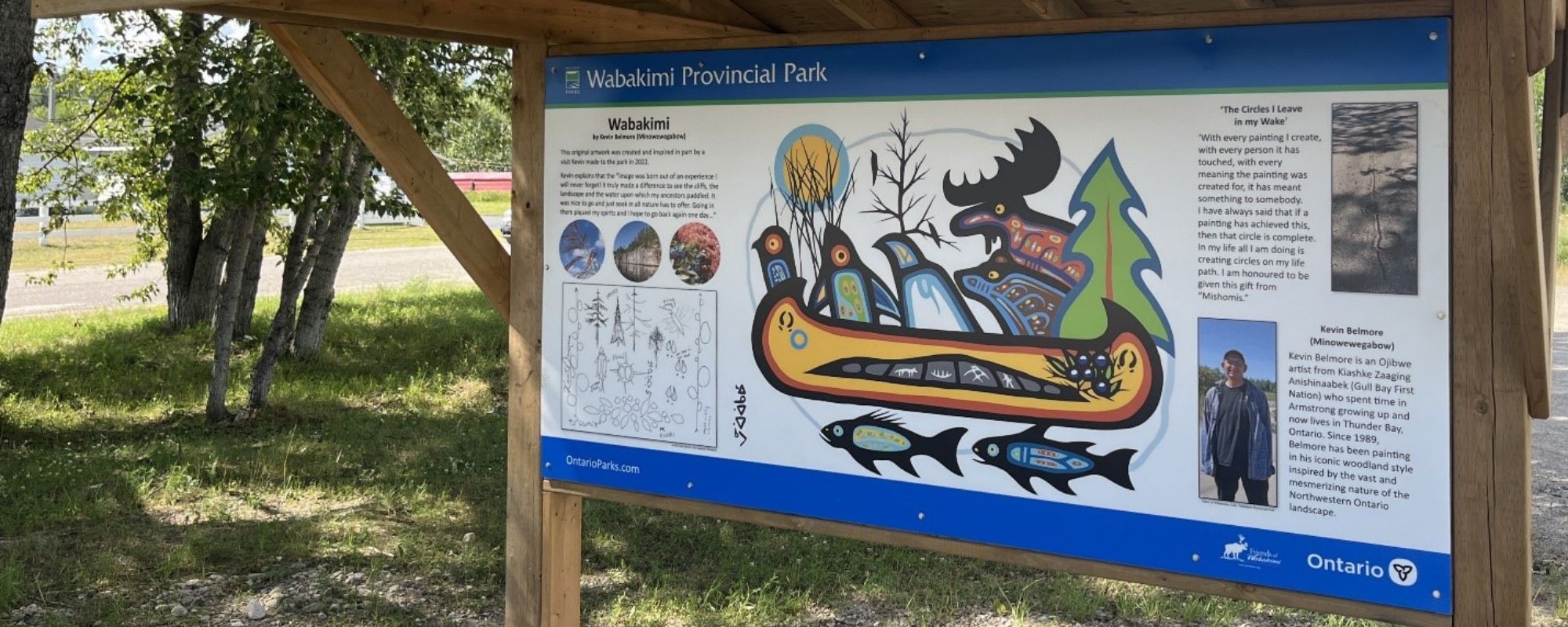 kiosk sign