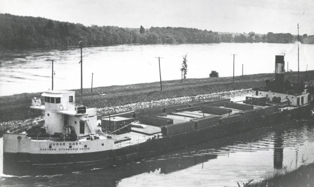 black and white image of ship