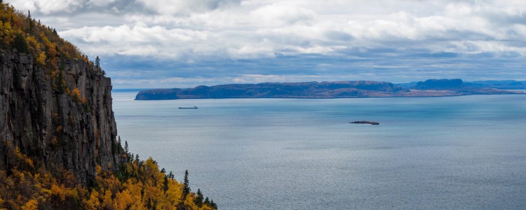 view of the Sleeping Giant from lookout