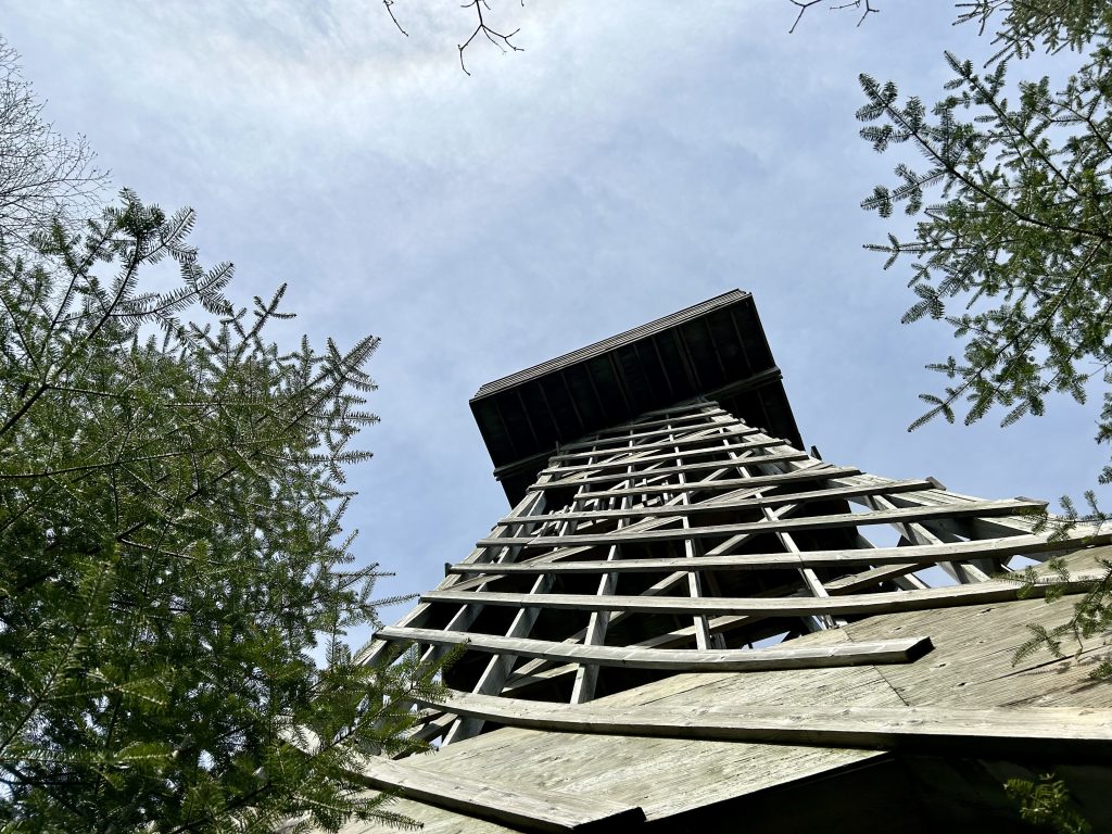 view of observatory from base