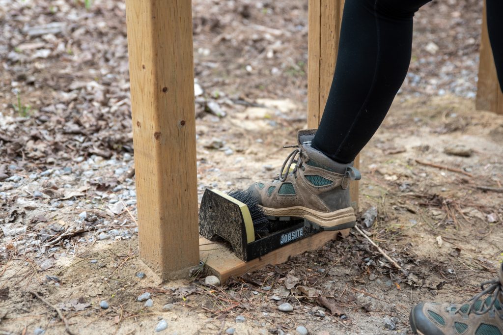 boot in boot brush station